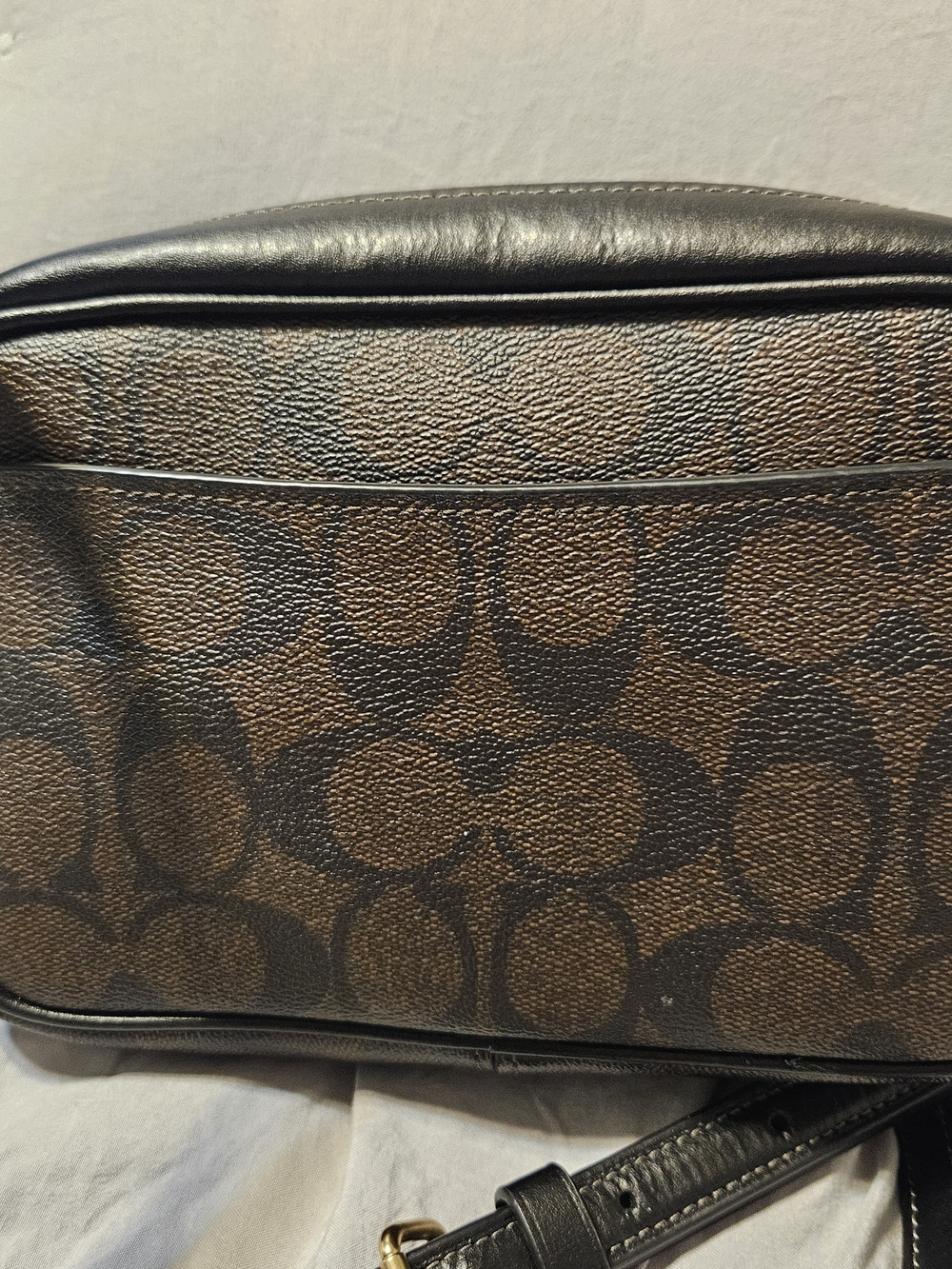 Coach Black Signature Small Crossbody Bag - Picture 5 of 8